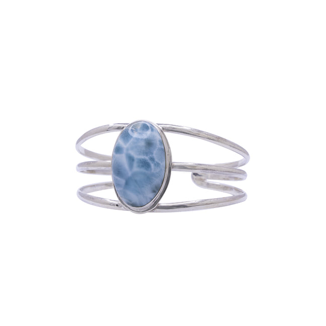 Love Larimar Triple Bangle Cuff